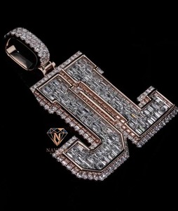 Export Quality Luxury Style Moissanite Pendant Necklace For Engagement Anniversary And Wedding Gift Available At Best Price - Product Image 1