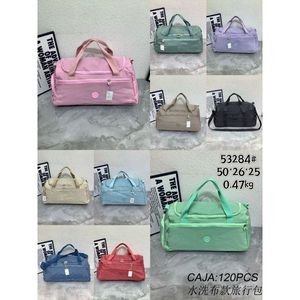 Borsa da viaggio in tessuto lavato 51x26x26 cm, leggera e resistente, per sport e viaggi - Product Image 3