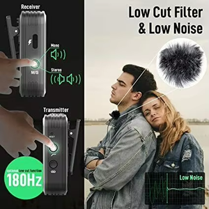 <span class=keywords><strong>Synco</strong></span> G1A1 2.4G ระบบไมโครโฟนลาวาเลียร์ไร้สายไมโครโฟนบันทึกไมค์สำหรับกล้อง DSLR สมาร์ทโฟนของ USD198 - Product Image 5