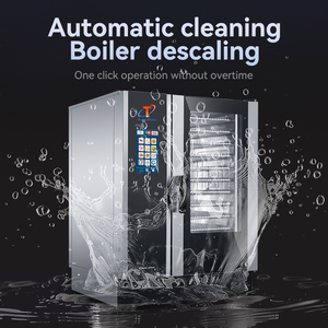 Combi เตาอบไฟฟ้าสแตนเลสสำหรับร้านอาหารโรงแรมครัว10ถาดเตาอบอัจฉริยะเชิงพาณิชย์คุณภาพสูง - Product Image 4