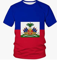 Écharpe en polyester à vendre, porte-clés, drapeau à agiter à la main, drapeaux nationaux d'Haïti pour la vente au détail