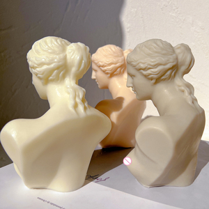 Griechische Aphrodite Göttin Statue Silikon formen Schönheits skulptur Griechische Kunst Wachs Werkzeug Venus de Milo Büste Kerzen form - Product Image 6
