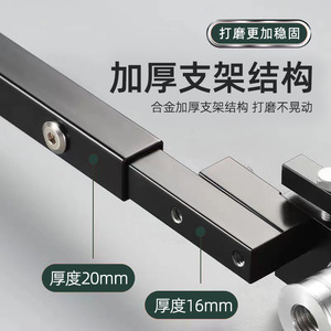 Kit de conversion de meuleuse d'angle électrique en ponceuse à bande, diamètre de meulage max. 40 mm, vitesse fixe, type horizontal, AC 220V, pour l'élimination de la rouille - Product Image 2