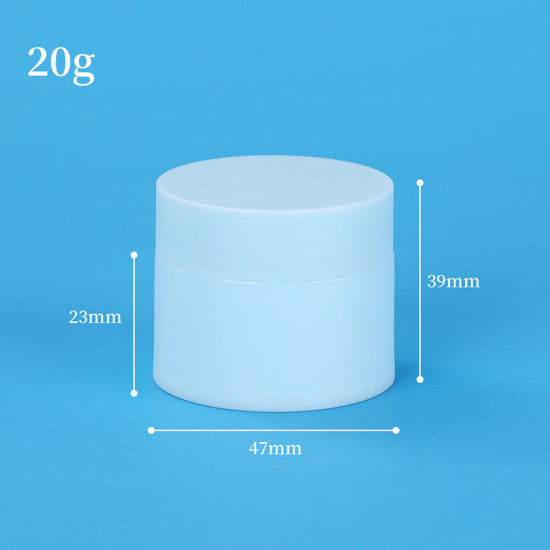 กระปุกครีมสีฟ้า