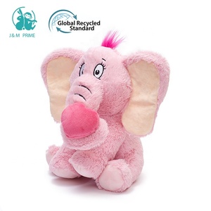 Valentines's Day Promotional <b>Gifts</b> Cute Stuffed <b>Elephant</b> Custom Logo Plush <b>Elephant</b> Toy - Product Image 3