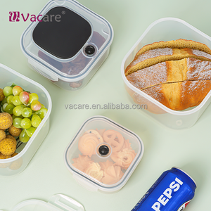 Vacare-Caja Bento de vacío para microondas, contenedor de almuerzo de viaje portátil, almacenamiento de alimentos cuadrado multifuncional de PP con tapa de vacío - Product Image 5