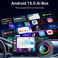 PlayAiBox Android 15 Système CarPlay Ai Box Qualcomm 6115 Mirrolink & Écran Partagé 8+128 Go Prise en Charge du Téléchargement d'Applications pour Voitures OEM avec CarPlay