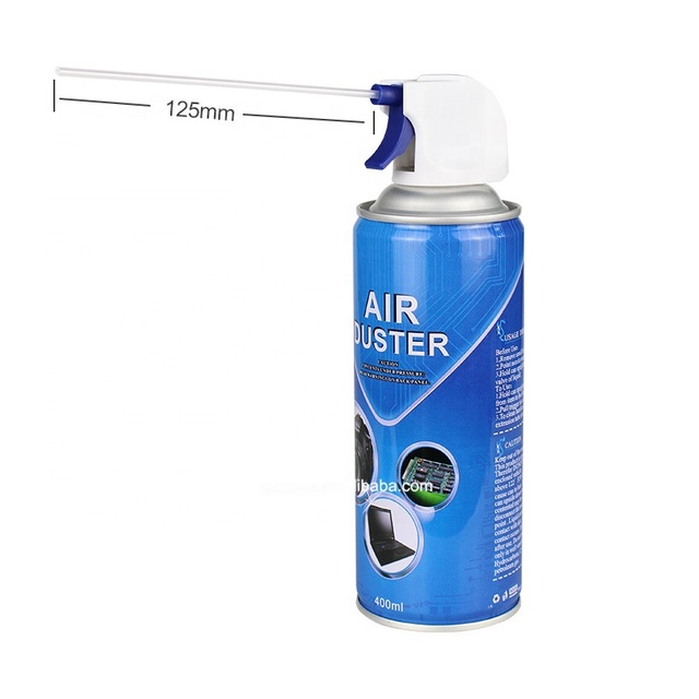 Factory Stock 400ml Universal Compressed air duster Car Cleaning air Can Made of 152A Gas