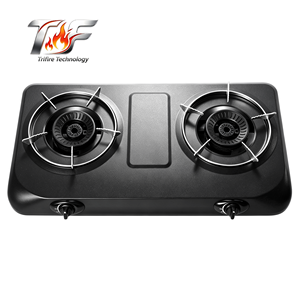 トリファイヤー ベストセラー 東南アジア向け ビルトイン2バーナー 4.5KW ハイパワー ブラックステンレス鋼 LPG/天然ガス ポータブルガスコンロ - Product Image 2