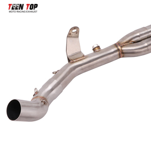 Sistema de escape para motocicleta Teentop, tubo de escape inoxidable para <span class=keywords><strong>Kawasaki</strong></span> <span class=keywords><strong>Z900RS</strong></span> 2018 +, tubo frontal de escape - Product Image 5