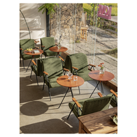 Ensemble rectangulaire salle à manger lumière luxe table et chaise restaurant ensemble de meubles pour restaurant