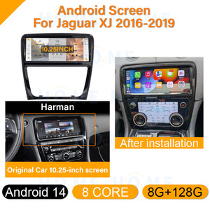 Nuovo Android 14 MTK 8 Core 8 + 128G 10.25 pollici Touch screen per giaguaro <span class=keywords><strong>XJ</strong></span> 2010 2019 GPS navigazione multimediale lettore Radio Carplay - Product Image 6