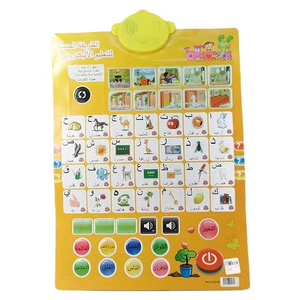 Jinming niños plástico Inglés <span class=keywords><strong>y</strong></span> <span class=keywords><strong>Español</strong></span> aprendizaje juguete doble cara voz pared gráfico AL016738 - Product Image 3