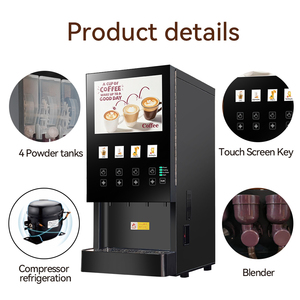 Aidewo YLT4-01 nóng & lạnh 4-in1 với 4 hộp 2.95 HP thương mại cà phê ngay lập tức máy & ngay lập tức nước giải khát 110v60hz 8 lựa chọn - Product Image 3