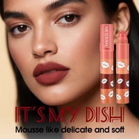 Rouge à lèvres au design créatif, maquillage professionnel, rouge à lèvres velours imperméable, gloss à lèvres hydratant, rouge à lèvres mat longue tenue imperméable
