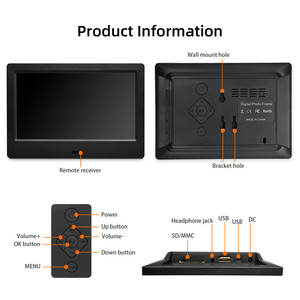 Precio de fábrica Compartir Álbum de video FrameO Descarga gratuita Marco de fotos <span class=keywords><strong>digital</strong></span> - Product Image 3