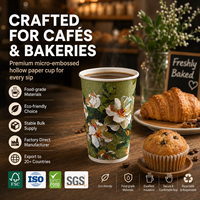 Vaso de Café Aislado de Primera Calidad para Cafetería, Bar de Espresso, Clásico, Estándar, Certificado BRC, ISO, SGS