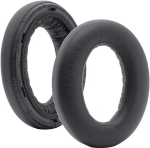 อะไหล่แผ่นรองหูสำหรับ Momentum4หูฟัง <span class=keywords><strong>Sennheiser</strong></span> โมเมนตัม4หูฟังแผ่นรองหูโฟมเมมโมรี่โฟมหนังโปรตีน - Product Image 1
