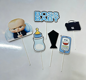Decorazioni per Torte di <span class=keywords><strong>Compleanno</strong></span> con Grafiche Vivaci, Bastoncini Decorativi per Dessert, Ornamenti per Feste di <span class=keywords><strong>Compleanno</strong></span> a Tema Divertente e <span class=keywords><strong>Stilizzato</strong></span> - Product Image 4