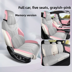 Pour BYD Yuan 2025 : Kits intérieurs, housses de siège personnalisées 5 places, ensemble complet en cuir style sport, housses de siège avant et arrière, coussins. - Product Image 3