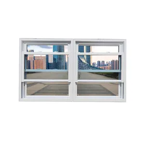 二重吊り窓断熱断熱ビニール中国メーカーカスタマイズ二重強化ガラス