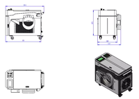 Nouvelle mini machine de marquage laser à fibre portable au format DXF/PLT/AI prend en charge le marqueur laser à haute condition