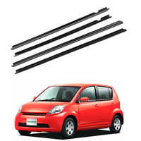 Pour Toyota Passo 2004-2010 1ère génération (KGC1) # (QNC10) Kit de garniture de fenêtre, joint d'étanchéité, bande de garniture OE #   68161-B1010 68163-B1010