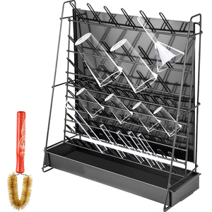 Làm khô <span class=keywords><strong>Rack</strong></span> cho phòng thí nghiệm 90 chốt phòng thí nghiệm thủy tinh giá dây thép thủy tinh - Product Image 1