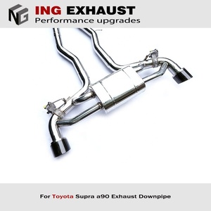 Venta Directa de Fábrica <span class=keywords><strong>ING</strong></span> para Toyota Supra A90 Catback <span class=keywords><strong>2021</strong></span>+ Supra A90 2.0T 3.0T B48 B58 Válvula de Escape Cat Back de Acero Inoxidable - Product Image 4