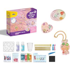 Hediyeler için çocuklar için kristal kolye Suncatchers eğitici oyuncak ile kendi DIY anahtarlıklar ve pencere sanatı oluşturun - Product Image 1