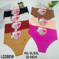 Culottes fines taille basse pour adolescentes et femmes, modèle LAS204, tailles M-2XL, grandes tailles, culottes string pour filles, à seulement 0,42 $
