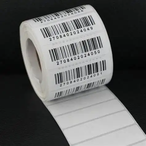Бумажный самоклеящийся поставщик бумажных пользовательских наклеек рулон прямой термоклейкой этикетки рулон