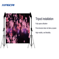 Écran LED publicitaire pliable et flexible à défilement en cascade pour affichage vidéo