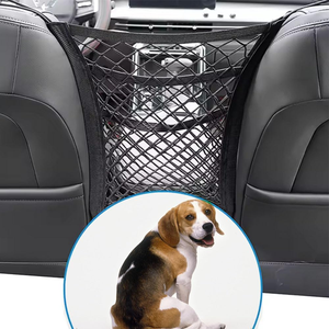 Organizador de malla de 3 capas de PP para respaldo de asiento de coche, para perros, niños, mascotas, almacenamiento, carga, pañuelos, bolsos, monederos, red de seguridad para conductor - Product Image 6
