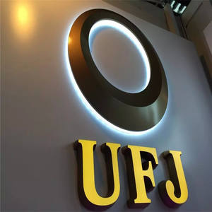 Corredor de finanzas inmobiliarias personalizado, letras LED retroiluminadas, señalización de pared de negocios acrílica, letras de canal, señales electrónicas retroiluminadas - Product Image 2