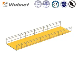 Vichnet Cable Management Systems Higher Quality Galvanized Iron Wire Mesh Fence Cable Tray Zinc Coated Metal Cable Basket Tray