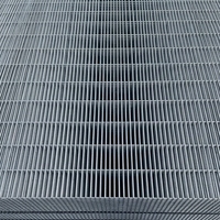 Clôture en treillis métallique carré 3D de 6 pieds, couleur verte, revêtement PVC, fabriquée en Chine, galvanisée, certifiée CE, pour les chantiers de construction