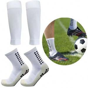 Wholesale High Quality Anti Slip Grip Soccer <b>Socks</b> and Calf <b>Sleeves</b> Adult Youth Leg <b>Sleeve</b> Basketball <b>Football</b> Sports <b>Socks</b> - Product Image 1