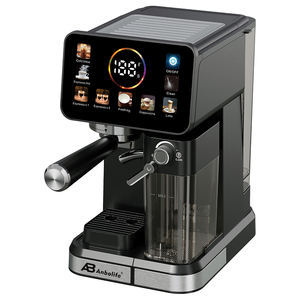 เครื่องชงกาแฟเอสเพรสโซ่กึ่งอัตโนมัติ Anbolife พร้อมฟังก์ชั่นทำฟองนม ชงกาแฟเย็นแบบลาเต้ ใช้ไฟฟ้า ปลั๊กแบบ EU สำหรับใช้ในบ้าน สไตล์ฝรั่งเศส - Product Image 2