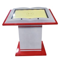 Machine tactile interactive tout-en-un OEM ODM 43 pouces Capteur infrarouge Page Virtual Flipper pour les bibliothèques et les bâtiments d'entreprise