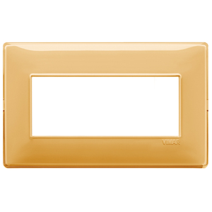 Vimar Placca 5M BS Reflex Ambra 20.5x9.5x0.9 Wall <b>Switch</b> Cover - Product Image 1