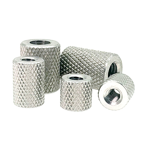 Đồng thau nhôm có khía chèn <span class=keywords><strong>Nut</strong></span> M2 M3 M4 M5 M6 M8 thép không gỉ 304 316 vòng có khía ngón tay cái dài <span class=keywords><strong>NUT</strong></span> - Product Image 3