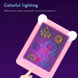 Tablero de Dibujo Mágico 3D con Iluminación Personalizable, Tablero de Dibujo Luminoso 3D para Niños con Bolígrafo de Neón - Product Image 4