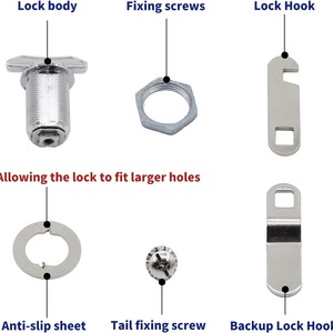 Không khóa ngón tay cái hoạt động bù đắp lần lượt RV khoang chốt 5/8 công nghiệp tay hoạt động RV cam khóa - Product Image 4