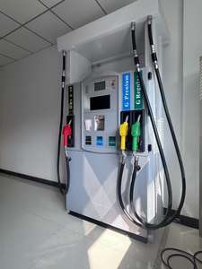 SIDAER Drei-Pumpen-Tankstellenanlage Elektronischer Mobiler Benzin-Kraftstoffspender Edelstahl 220V/380V - Product Image 3