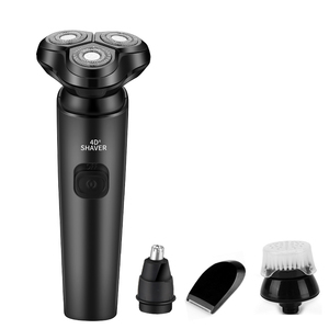 <span class=keywords><strong>Rasoir</strong></span> électrique rotatif pour hommes 4-en-1 étanche USB rechargeable Tondeuse à barbe <span class=keywords><strong>Rasoir</strong></span> pour usage domestique - Product Image 1