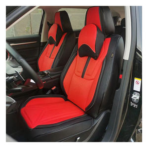 Housses de siège auto universelles, entièrement couvrantes, durables, en cuir Nappa de luxe, pour 90% des berlines et SUV, ensemble comprenant les housses avant et arrière - Product Image 1