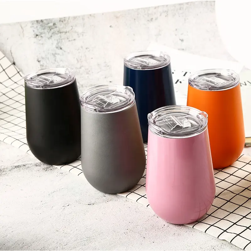 Hot Sale Stainless Steel Wine Tumbler Thermal Water Bottle Egg Shaped Water Bottle Vacuum