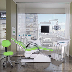 High Quality Full Set <strong>Dental</strong> <strong>Chair</strong> <strong>Unit</strong> with Sensor LED Lamp <strong>Electric</strong> Power Source Metal Construction-Good Price - Product Image 2