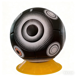 Balón de Fútbol de PU con Textura Sellada y Unión Térmica con Logotipo Personalizado 2024, Balón de Fútbol de Cuero PU para Clubes de Fútbol - Product Image 6